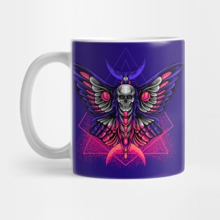 Creepy Skull Butterfly Mug